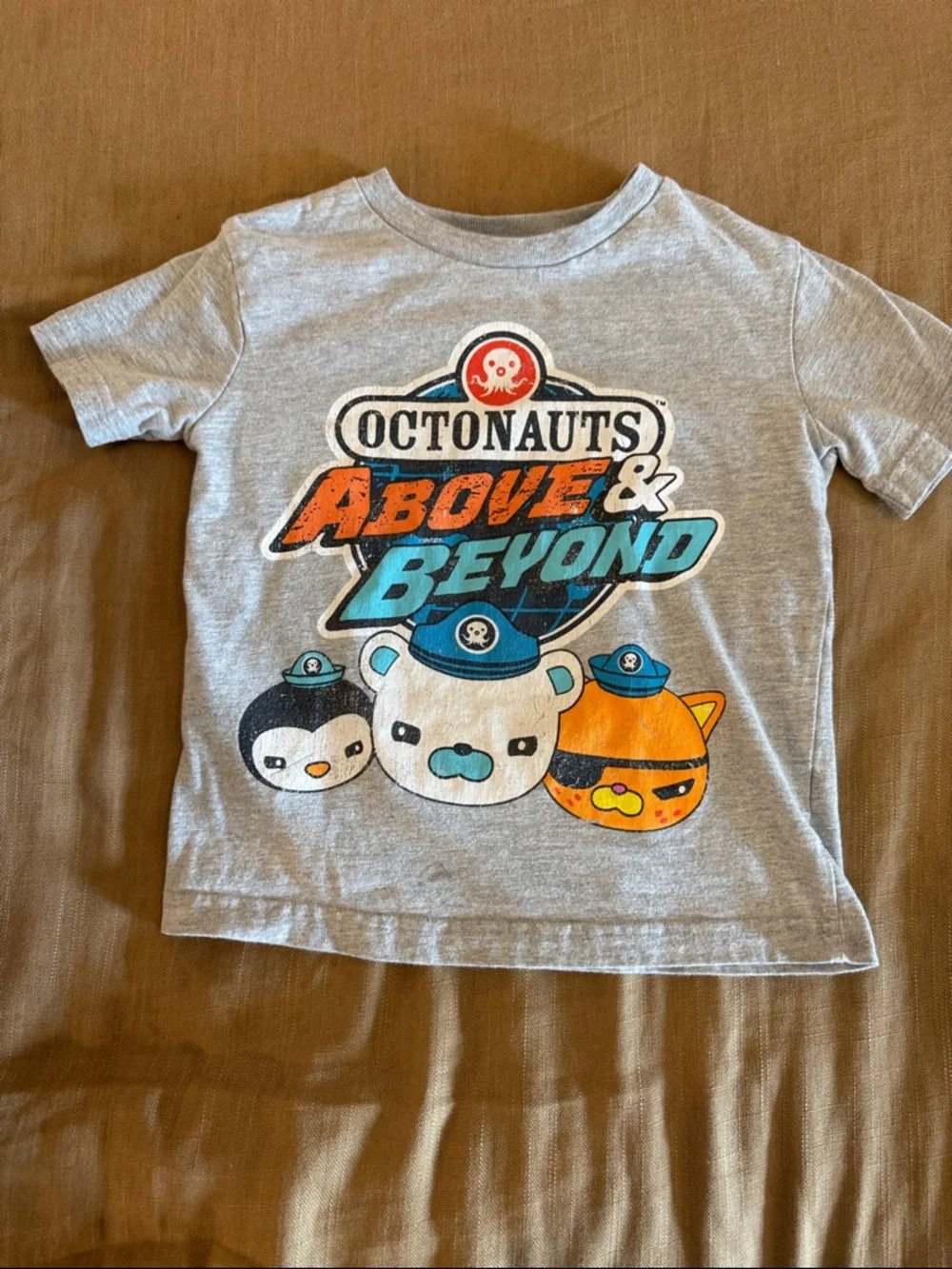 Octonauts 'Above & Beyond' Kids Graphic Tee - Gray with Orange & Teal - Picture 1 of 4
